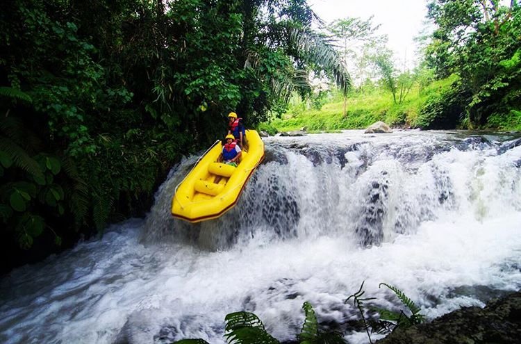 Tempat Rafting di Stokel Lombok, sumber ig aliffahmad