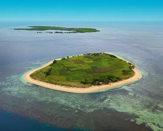 foto gili kondo dari drone